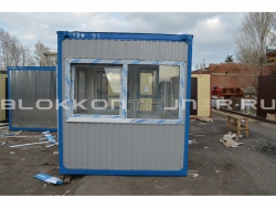 Блок-контейнер 4м, проходная, г.Ставрополь в Подгоренском